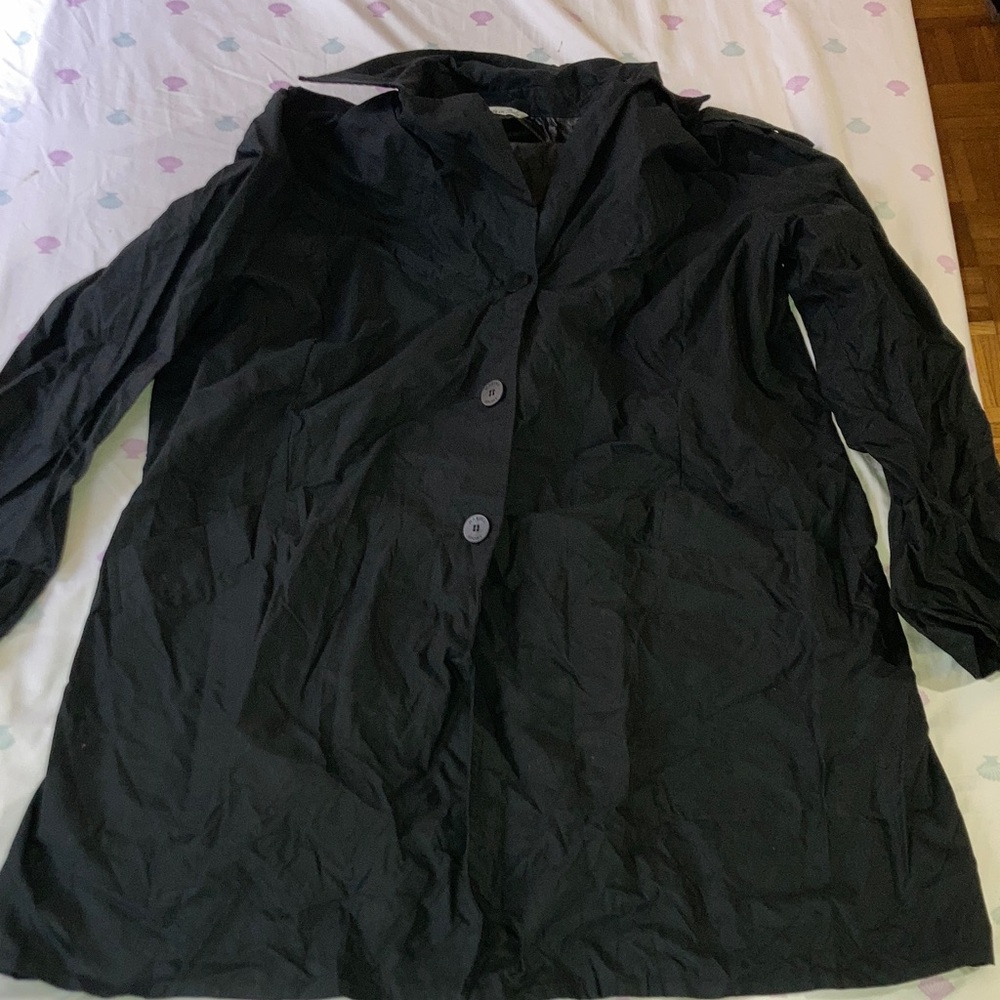 Marina Rinaldi Classic Black Trench Coat